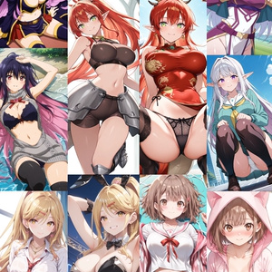 【リク券付】2025冬アニメ美少女イラスト集500枚