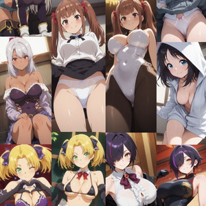 【リク券付】2025冬アニメ美少女イラスト集3-500枚