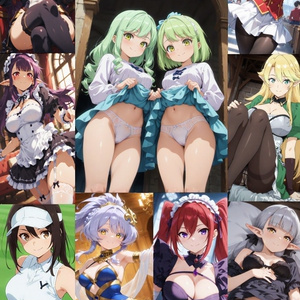 【リク券付】2025冬アニメ美少女イラスト集6-500枚