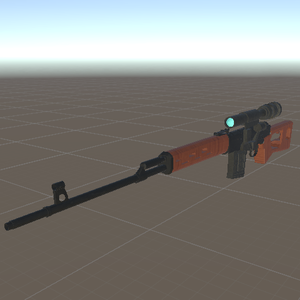 [無料]SVD[銃器モデル][狙撃銃]