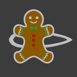 Gingerbread Hairpin