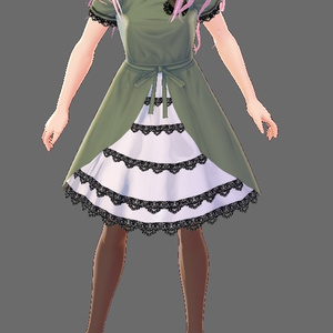 《VRoid》フリルワンピース 缩略图 2