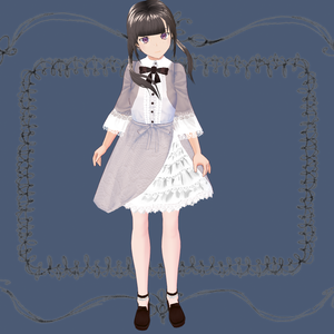 《VRoid》クラシカルドレス改良版