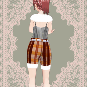 《Vroid》ミニＴパンツセット 缩略图 5
