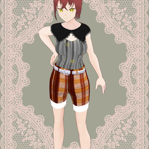 《Vroid》ミニＴパンツセット 缩略图 6