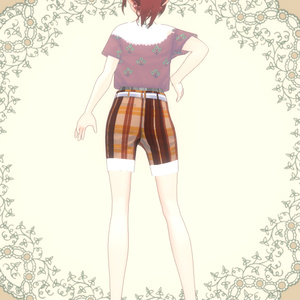 《Vroid》ミニＴパンツセット 缩略图 2