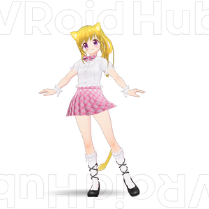 メイクちゃん第１弾！VRoidでつくったのです…！VroidHUB直プレイ(可能な物がHUBにあります)！