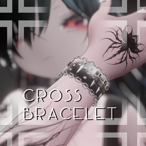 🎁SALE 🎁 Cross bracelet【VRChat想定】