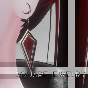 🎁SALE 🎁【MA対応】square jewelry【VRChat想定】
