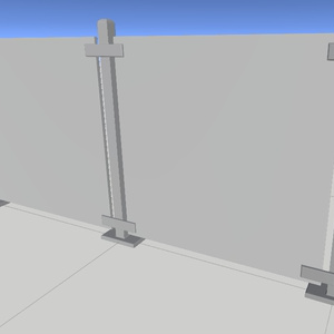 【VRChat想定】よくあるガラス柵【無料】 缩略图 3