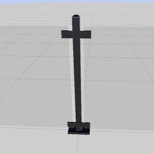 【VRChat想定】よくあるガラス柵【無料】 缩略图 2