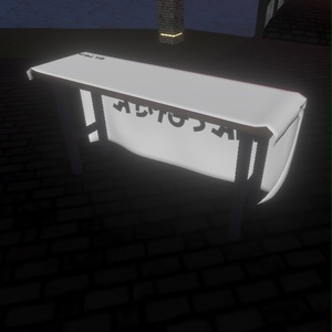 【VRChat想定】デザイン変更可能・イベントで使う机【無料】 缩略图 3
