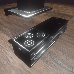 【VRChat想定】キッチン