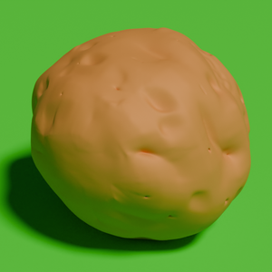 じゃがいも　3Dモデル