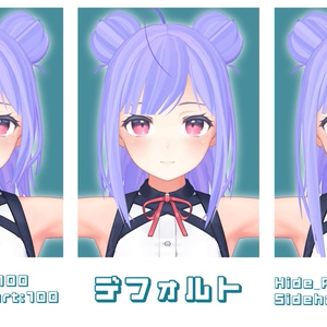 [5アバター対応]ダブルおだんごヘアー2_DoubleBunsHair2 缩略图 5