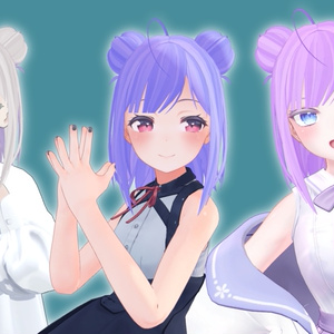 [5アバター対応]ダブルおだんごヘアー2_DoubleBunsHair2 缩略图 6