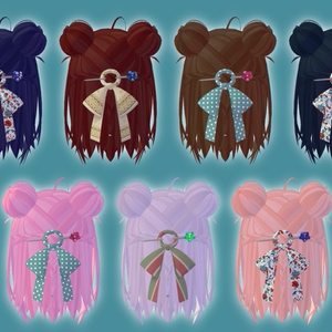[5アバター対応]ダブルおだんごヘアー2_DoubleBunsHair2 缩略图 4