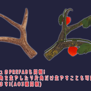 [VRC対応]草樹角-鬼灯- TreeHorn-Hozuki- 缩略图 3