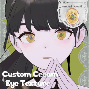 【複数アバター対応】Custom cream eye texture