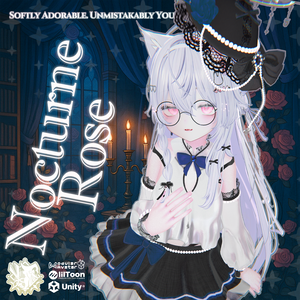 🌹Nocturne Rose【15アバター対応】