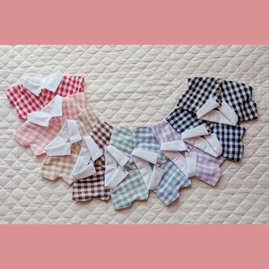 【20cm size】きまぐれチェックシャツ - natural -