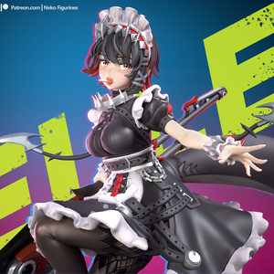 Ellen Joe エレン・ジョー ゼンゼロ/ZZZ (3Dプリント用STLデータ)