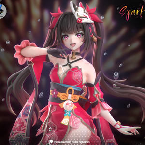 花火 Sparkle 崩壊：スターレイル (3Dプリント用STLデータ)