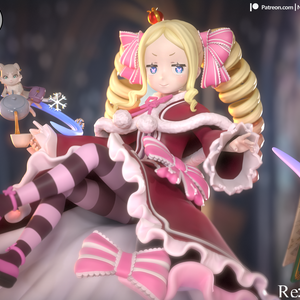 ベアトリス Beatrice  Re:Zero (3Dプリント用STLデータ)