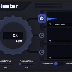 【VST3i】RotaryBlaster 効果音用シンセサイザー