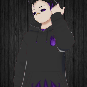 Free Model "Purple Magma" for Vtubers or Vstreamers