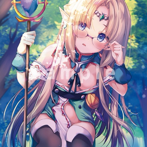 「Megane Elf-chan」イラスト:蟹屋しく(B2サイズ)