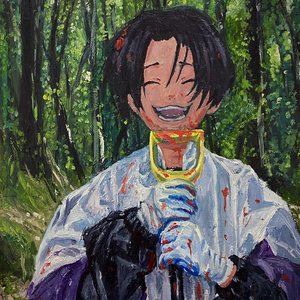 油絵 【青い紫陽花】 - arashi1783 - BOOTH