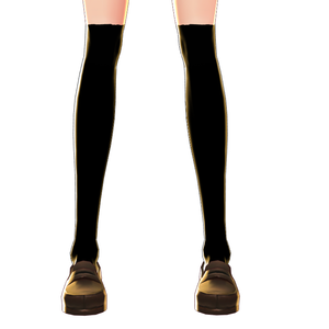 【無料】Vroid用_黒ソックス