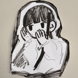 油絵 絵画 森の白い花道 - arashi1783 - BOOTH