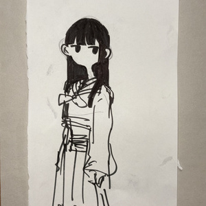 油絵 絵画 森の白い花道 - arashi1783 - BOOTH
