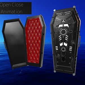 【VRChat向け】Casket　棺【開閉アニメーション付き】【シェーダー差分付き】 缩略图 8