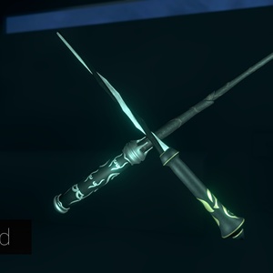 [For VRChat] Wand Assortment [Customizable] [Particles Included]