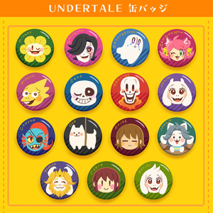 UNDERTALE缶バッジ