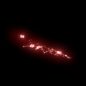 【VRChat想定】Character Trail Particle【Particle】