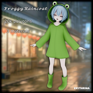 【ラスク】 Froggy Raincoat