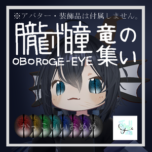 無料あり/朧げ瞳 11アバター対応 竜の集い