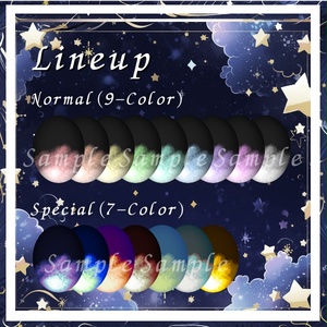 【10アバター対応】朧げ瞳 Night×Light 缩略图 3