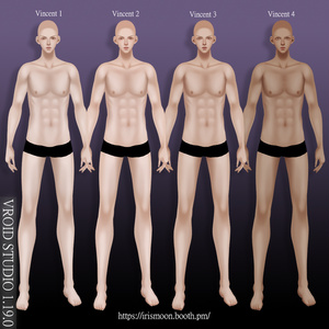 Zeno【Hai髪】(VRoid) - Iris Moon Verse - BOOTH