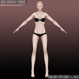 Phantom【Hai髪】(Updated /更新) (VRoid) - Iris Moon Verse - BOOTH