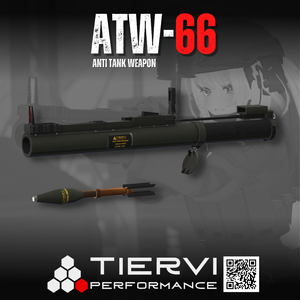 【Vket2024W期間セール中】【VRChat向け】対戦車ロケットランチャー ATW-66