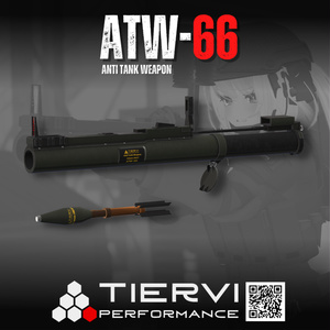 【VRChat向け】対戦車ロケットランチャー ATW-66