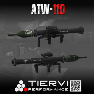 【VRChat向け】対戦車ロケットランチャー ATW-110