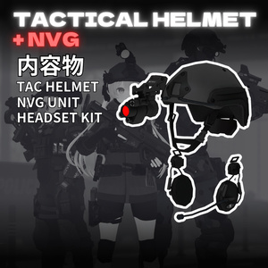 【VRChat向け】TAC HELMET + NVG UNIT 缩略图 2