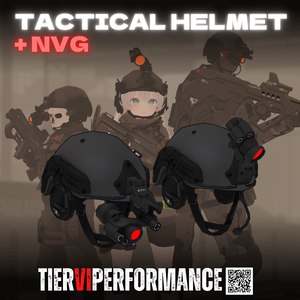 【VRChat向け】TAC HELMET + NVG UNIT