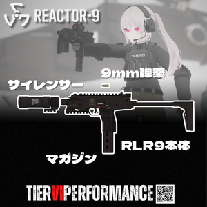 【VRChat向け】3Dモデル RL-R9 サブマシンガン 缩略图 2